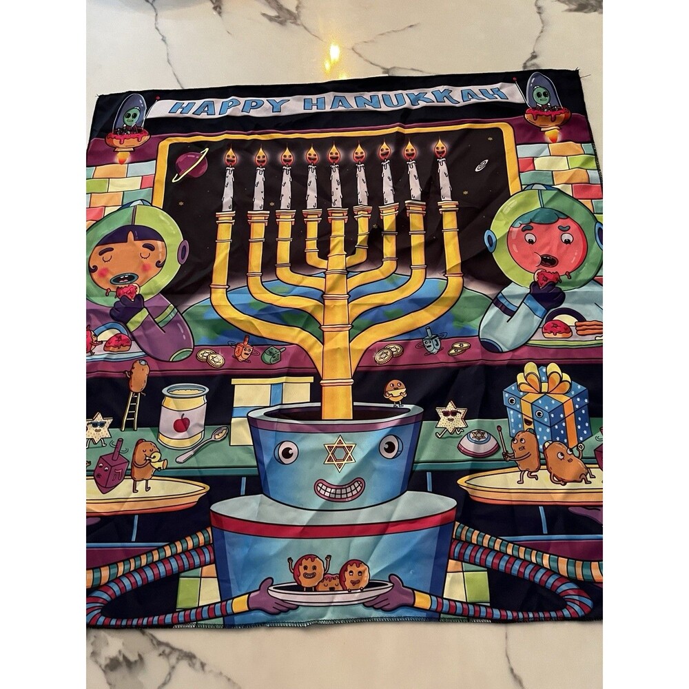 Lush Life Knot Wrap LUSH Cosmetics Scarf hanukkah Gift Wrap Alternative 27" sq